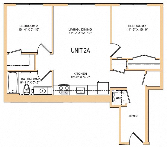 Suite A Floorplan
